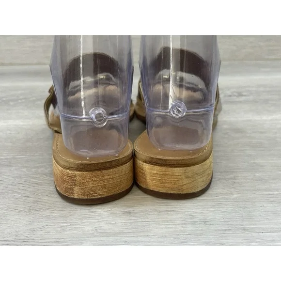 Latigo Rush Women's Sandal Silver Leather 6.5 Double Strap Buckle Boho Comfort - Picture 4 of 10